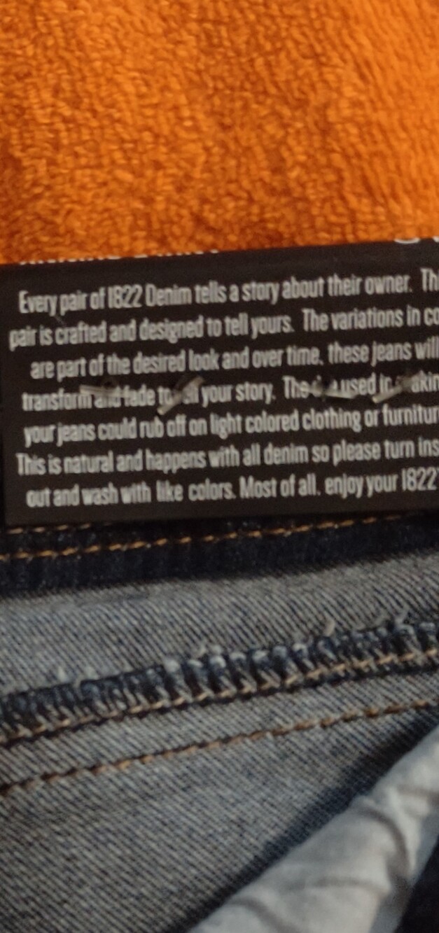 Sz 12 Vintage Skinny Jeans 1822 Brand. Dark Blue - Picture 5 of 7